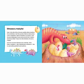 Dėlionių knygelė. Dinozaurai