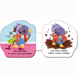 Begemotas. Metas į vonią. Vonios knyga su garsu