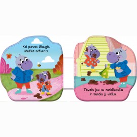 Begemotas. Metas į vonią. Vonios knyga su garsu