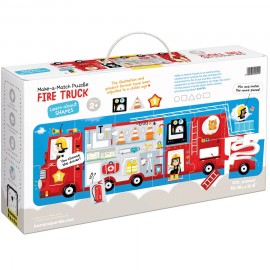 Lavinamoji dėlionė BANANAPANDA Make-a-Match Puzzle Fire Truck 2+