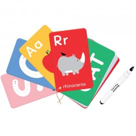 Lavinamosios kortelės su rašikliu - skaičiai BANANAPANDA Let s Write and Wipe Letters 3+