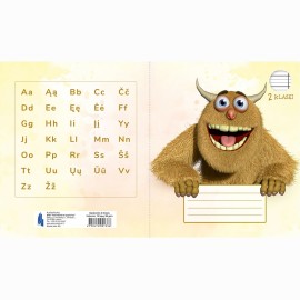 Sąsiuvinis linija 2 klasei, 12 lapų, 80 g/m2