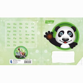 Sąsiuvinis,1 klasei, A5, 12 lapų, 100gsm, linija