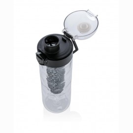 Gertuvė XD XCLUSIVE, 700ml, su juodos sp. infuzoriumi, skaidrus tritano plastikas, su užrakinamu dan