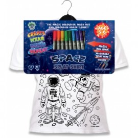 Marškinėliai su flomasteriais, Kosmosas, 5-6