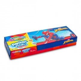 Guašas Disney Spiderman, 12 spalvų 20ml