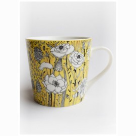 Puodelis, plonojo k. porceliano, su ąsele (340 ml)