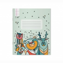 Sąsiuvinis Premium 2 kl. 12 l.  Linija, 100g/m2,