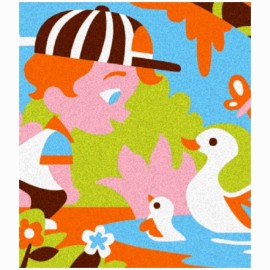 Piešimo smėliu rinkinys SABBIARELLI Vaikai ir augintiniai