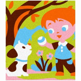 Piešimo smėliu rinkinys SABBIARELLI Vaikai ir augintiniai