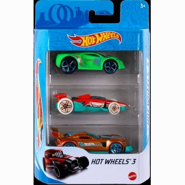 Trijų Hot Wheels automodelių rinkinys