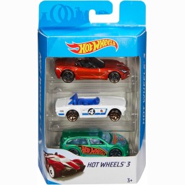 Trijų Hot Wheels automodelių rinkinys