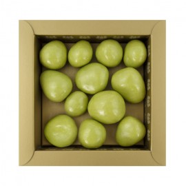 Džiovintos šaltyje braškės su baltuoju šokoladu ir Matcha „Čiurlionis“, 115 g   