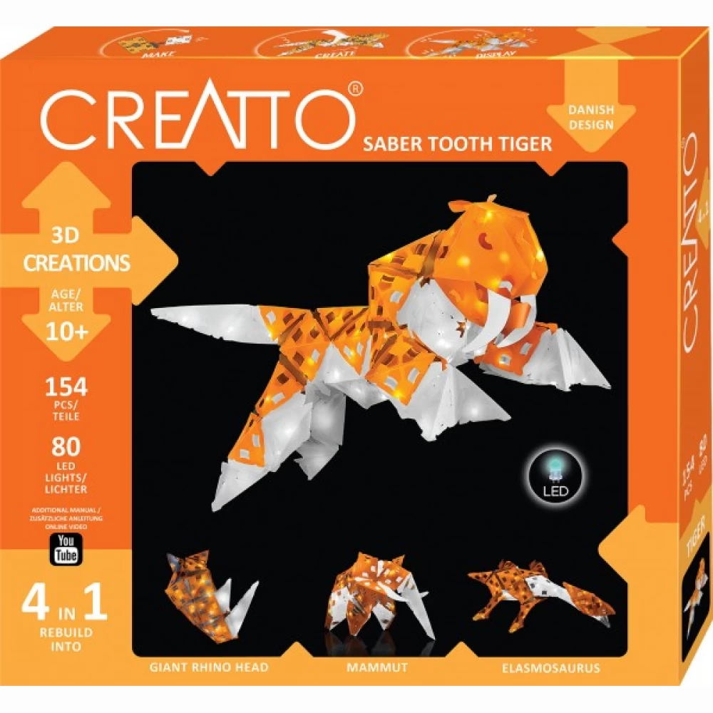 Mokomasis rinkinys CREATTO SABER TOOTH T