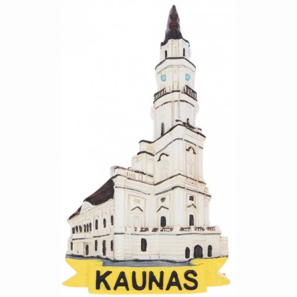 Magnetas Kaunas Rotušė 50 x 85 mm, pagamintas iš polirezino Magnetas Kaunas Rotušė 50 x 85 mm, pagamintas iš polirezino
