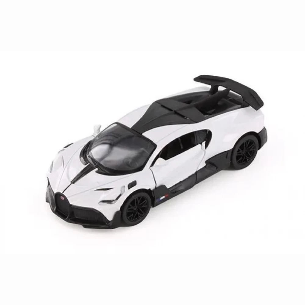 KiNSMART automobilis, Bugatti Divo, baltas KiNSMART automobilis, Bugatti Divo, baltas