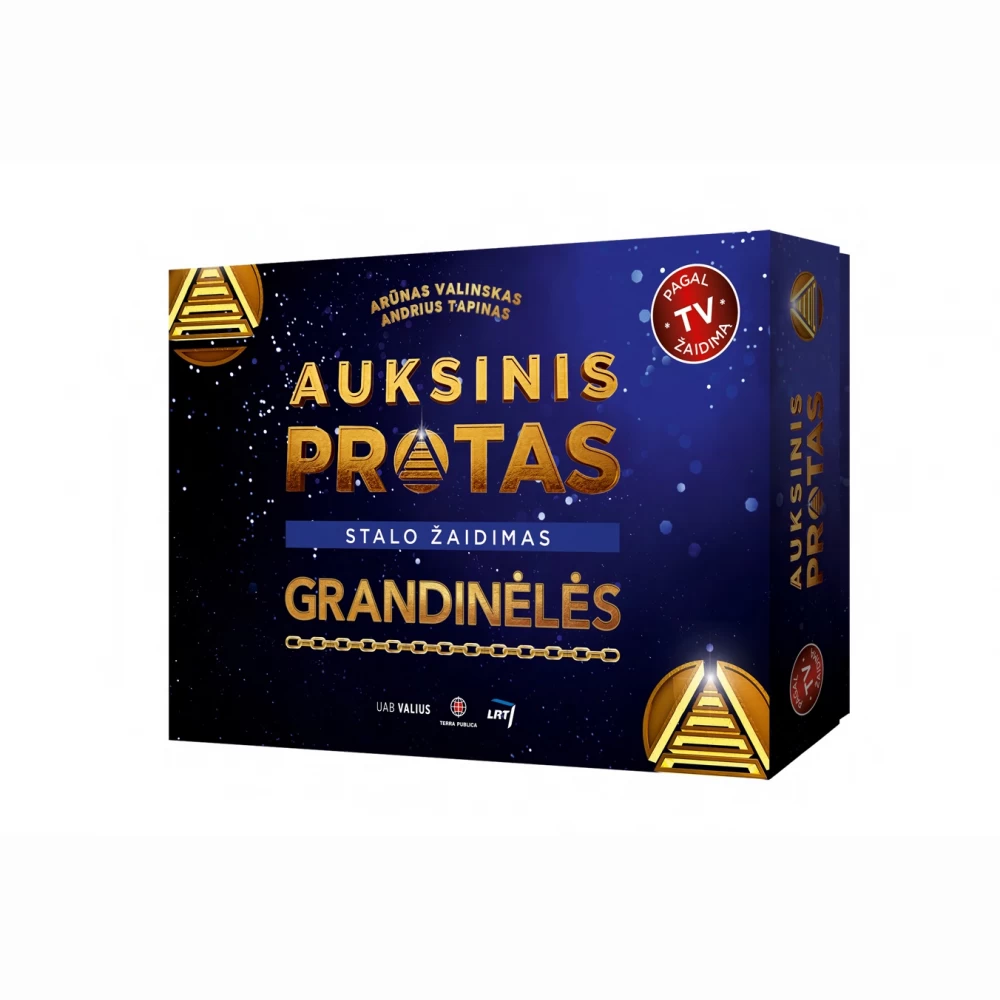 Stalo žaidimas „Auksinis protas. Grandinėlės“ Stalo žaidimas „Auksinis protas. Grandinėlės“