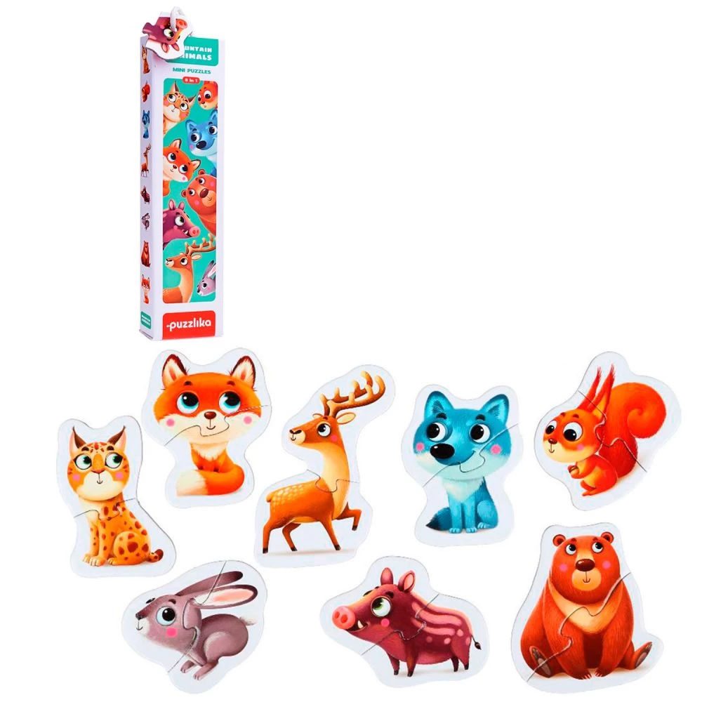 Dėlionė Puzzlika Kalnų žvėrys Dėlionė Puzzlika Kalnų žvėrys