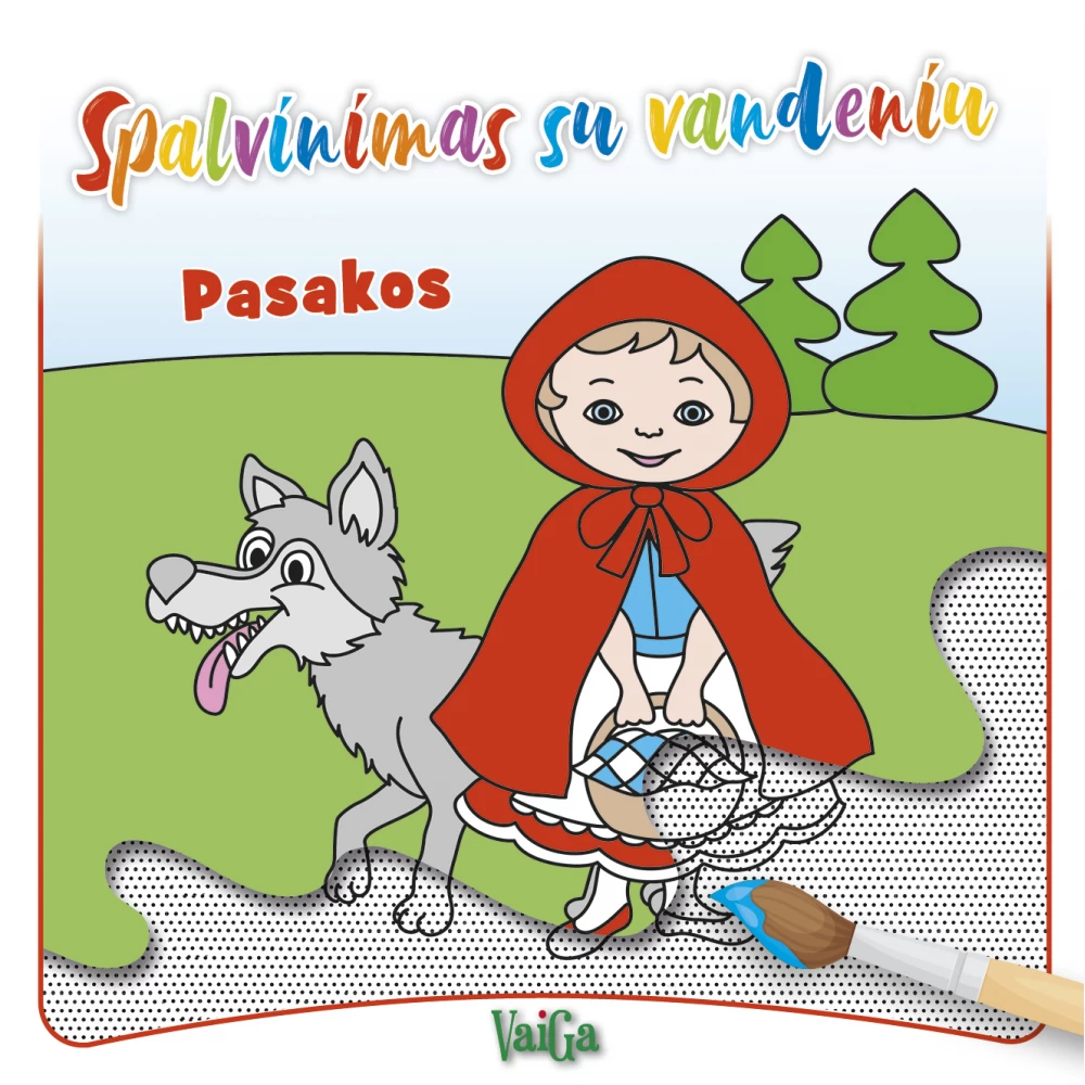 Spalvinimas su vandeniu. Pasakos