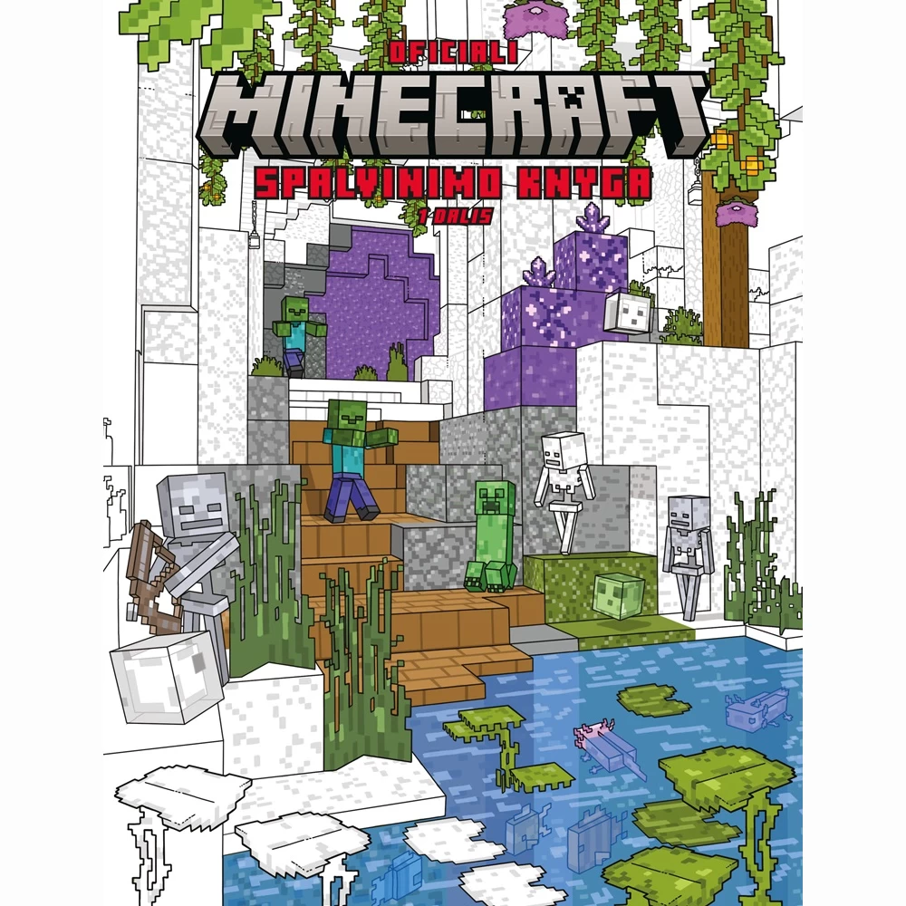 Oficiali Minecraft spalvinimo knyga, 1 dalis