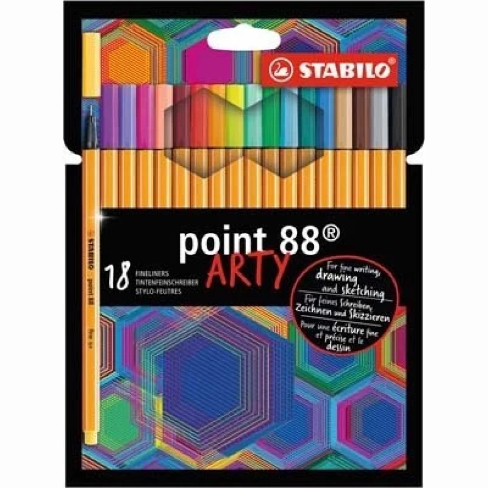 Rašikliai point 88 ARTY 18vnt. Rašikliai point 88 ARTY 18vnt.