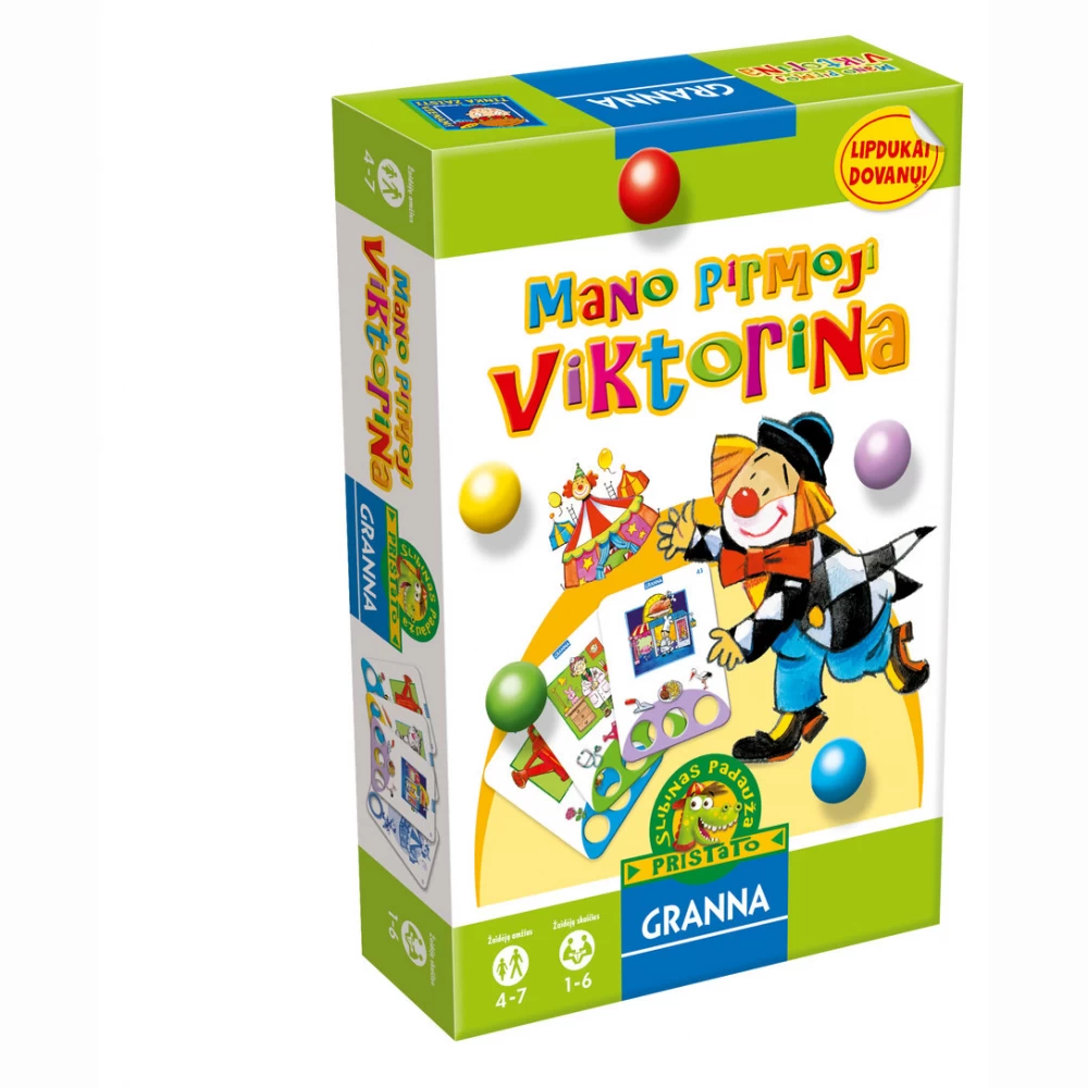 Žaidimas Mano pirmoji viktorina Žaidimas Mano pirmoji viktorina