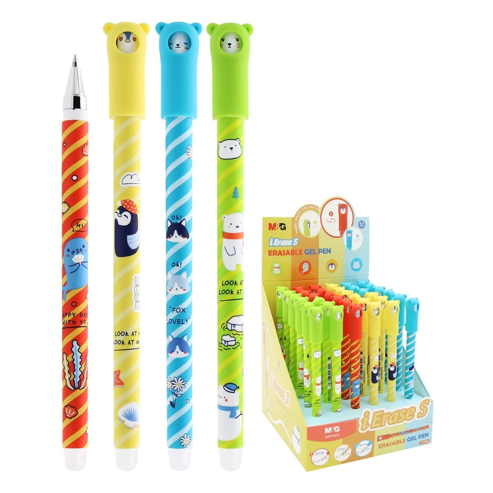Gelinis rašiklis ištrinamas M&G iErase S Arctic Adventure 0.5 mėlyna rinkinys Gelinis rašiklis ištrinamas M&G iErase S Arctic Adventure 0.5 mėlyna rinkinys