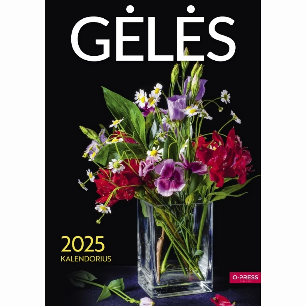 Kal. 2025 Gėlės A4 O-press Kal. 2025 Gėlės A4 O-press
