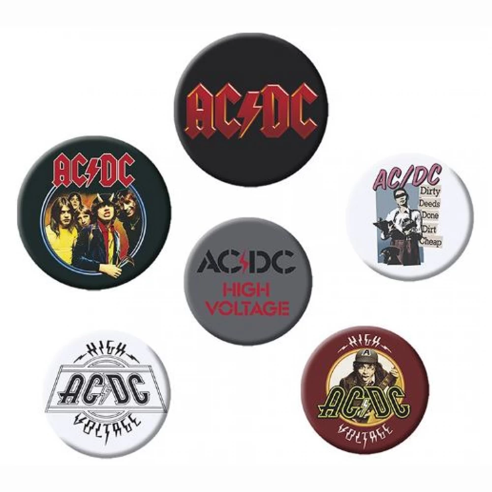 AC/DC - ženkliukai - Mix AC/DC - ženkliukai - Mix