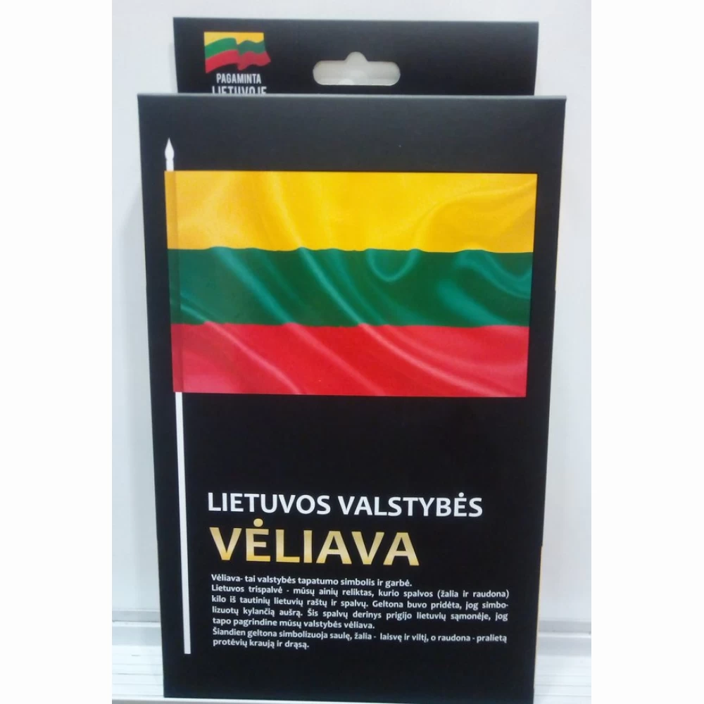 Lietuvos vėliava SPAUSTA šilkografijos būdu 100x170 cm Lietuvos vėliava SPAUSTA šilkografijos būdu 100x170 cm