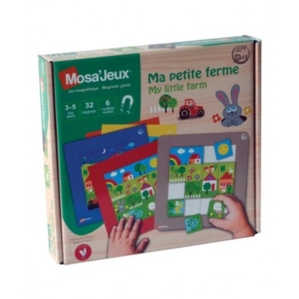 Magnetinė mozaika Mano ferma 3+ Magnetinė mozaika Mano ferma 3+