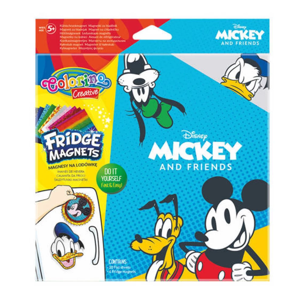 Kūrybinis rinkinys, magnetų gamyba Colorino Disney Mickey and Friends Kūrybinis rinkinys, magnetų gamyba Colorino Disney Mickey and Friends