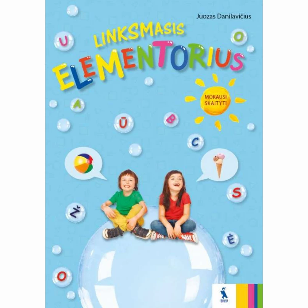 Skaitymo pradžiamokslis. Linksmasis elementorius. Mokausi skaityti. 6-7 metų vaikams