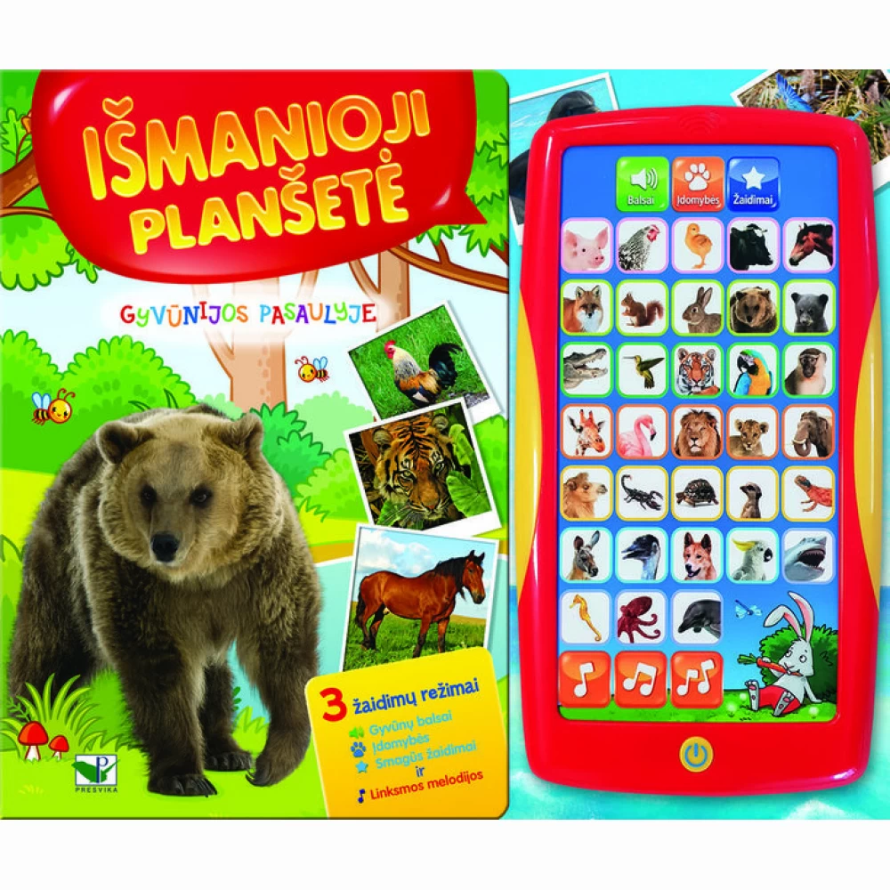 išmanioji planšetė. Gyvūnijos pasaulyje