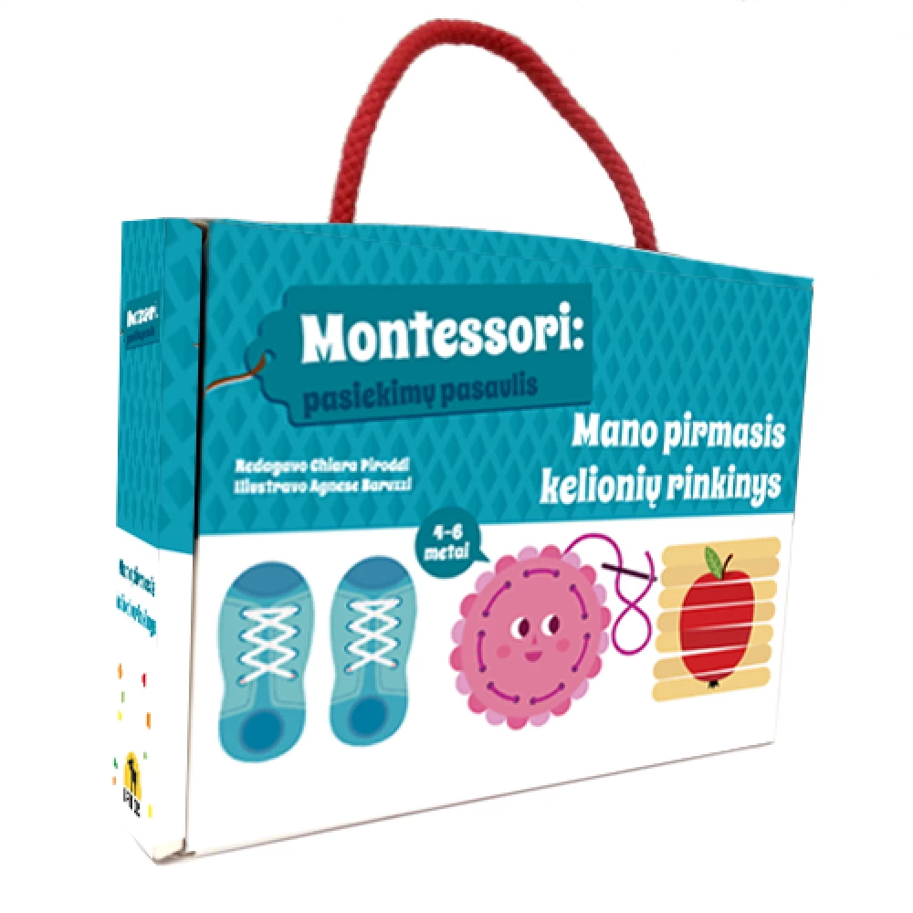 Lavinamoji priemonė Montessori: pasiekimų pasaulis. Mano pirmasis kelionių rinkinys Lavinamoji priemonė Montessori: pasiekimų pasaulis. Mano pirmasis kelionių rinkinys