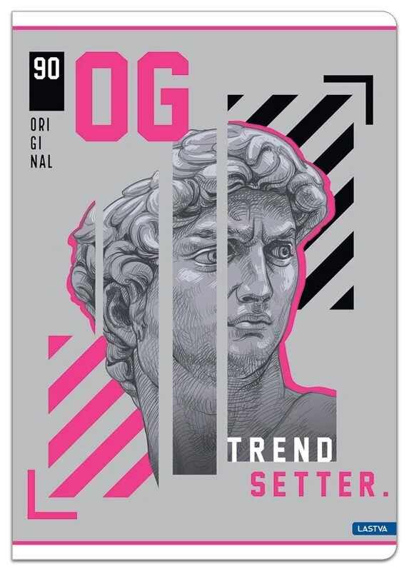 Sąsiuvinis A4 52lap 70g lang TREND SETTE Sąsiuvinis A4 52lap 70g lang TREND SETTE