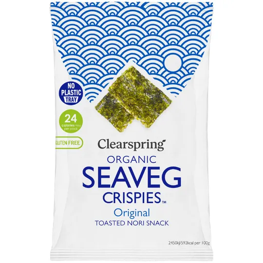 Traškučiai jūros daržovių Seaveg crispies, JK, 4 g