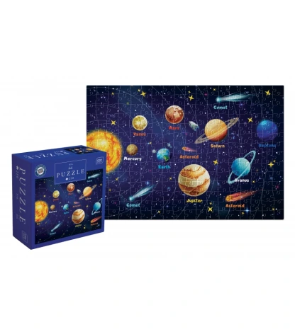Dėlionė su lipdukais Solar System, 250 dalių