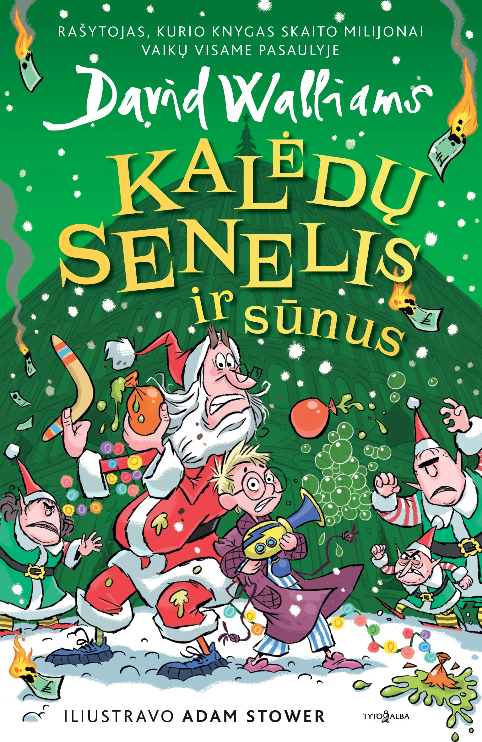 Kalėdų senelis ir sūnus