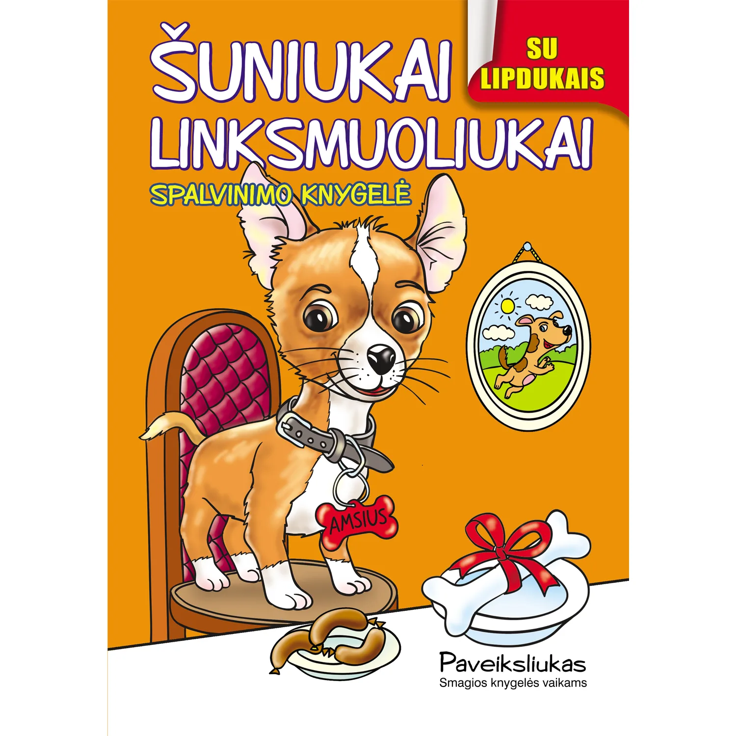 Šuniukai linksmuoliukai