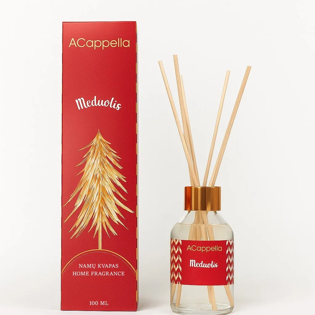 ACappella, Namų kv. su lazdelėmis  KALĖDINIS, meduolis, 100 ml